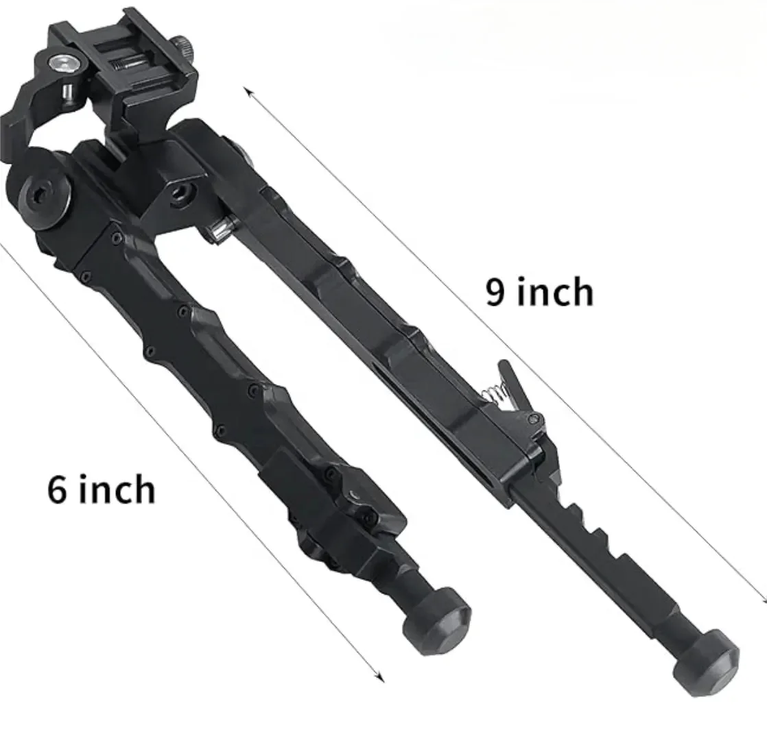 Adjustable Rifle Bipod — 20mm Rail Mount Shooting Support