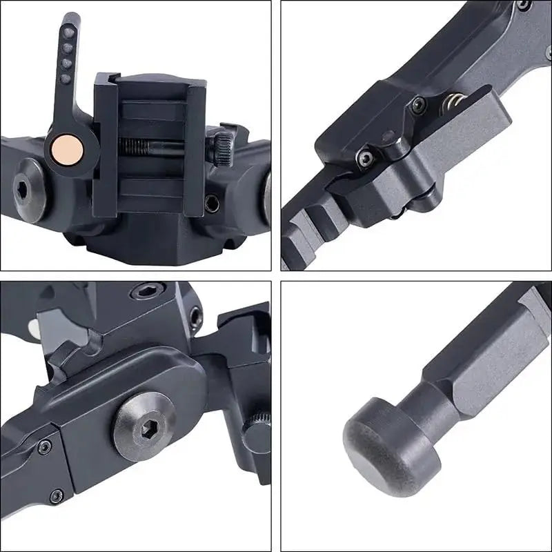 Adjustable Rifle Bipod — 20mm Rail Mount Shooting Support