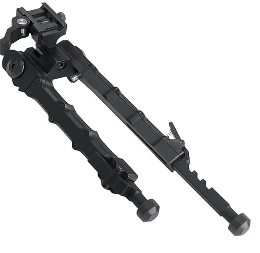 Adjustable Rifle Bipod — 20mm Rail Mount Shooting Support