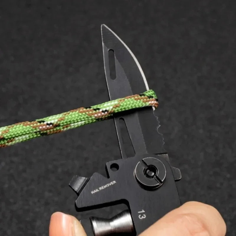 Repair Folding EDC Multitool Card — Compact Outdoor Repair Tool