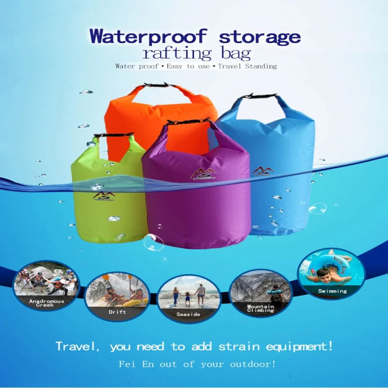 Toren Waterproof Dry Bag — 5L / 10L / 20L / 40L / 70L Roll-Top Outdoor Storage Sack