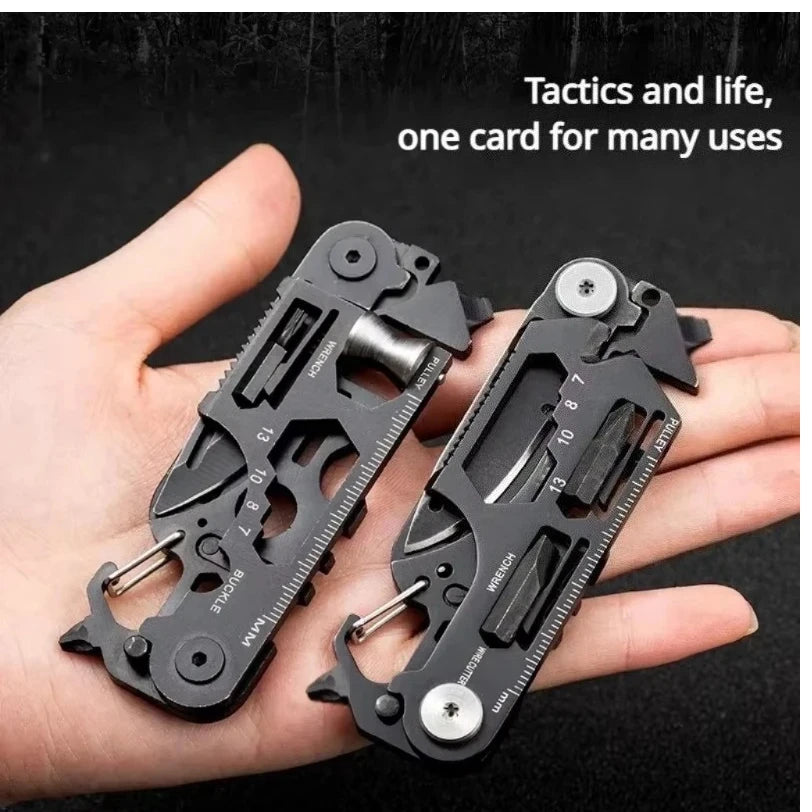 Repair Folding EDC Multitool Card — Compact Outdoor Repair Tool