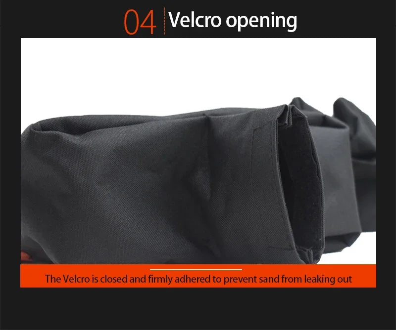 Toren Front & Rear Shooting Sandbag Set — Unfilled 600D Rifle Rest Bags