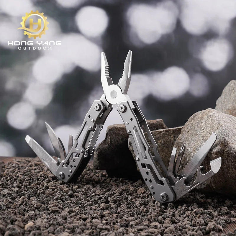 Toren 24-in-1 Folding Multitool Pliers — Full-Size EDC Survival & Field Tool