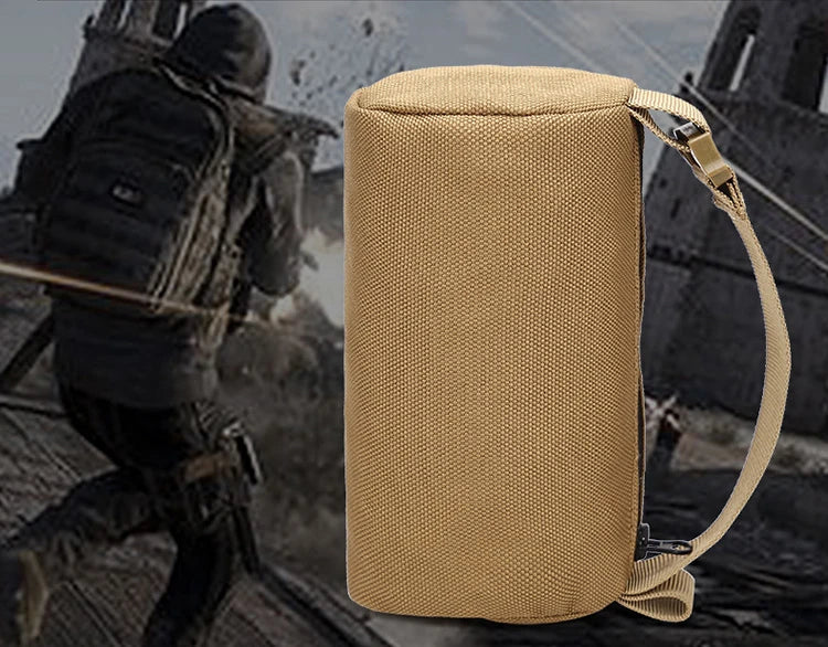 Shooter’s Stability Kit Sniper Front Rest Bag in tan color, designed for flexible rifle stabilization.