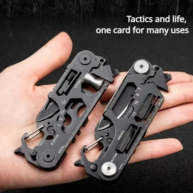 Repair Folding EDC Multitool Card — Compact Outdoor Repair Tool