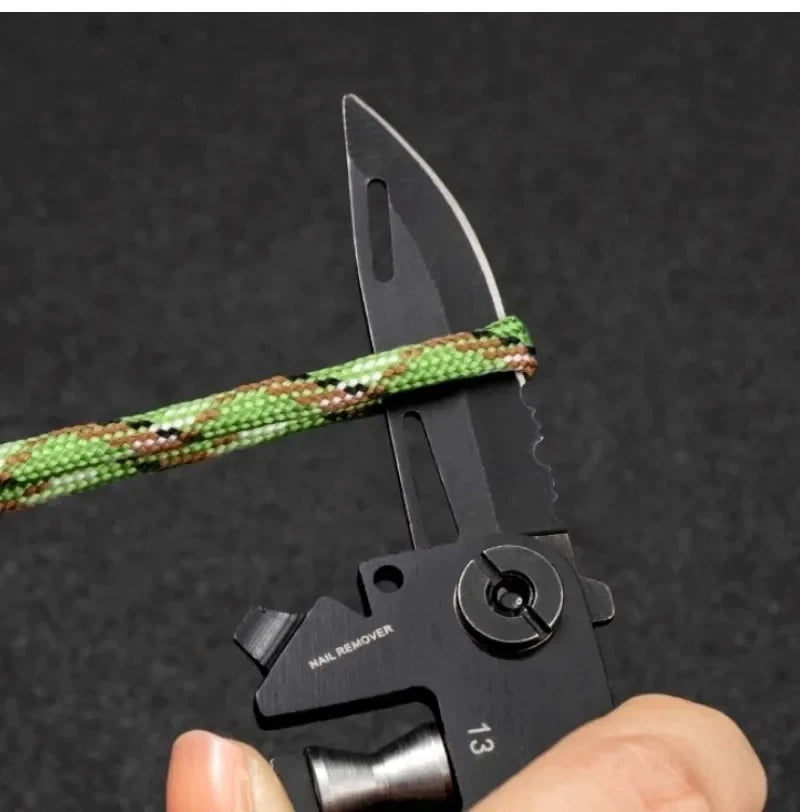 Repair Folding EDC Multitool Card — Compact Outdoor Repair Tool