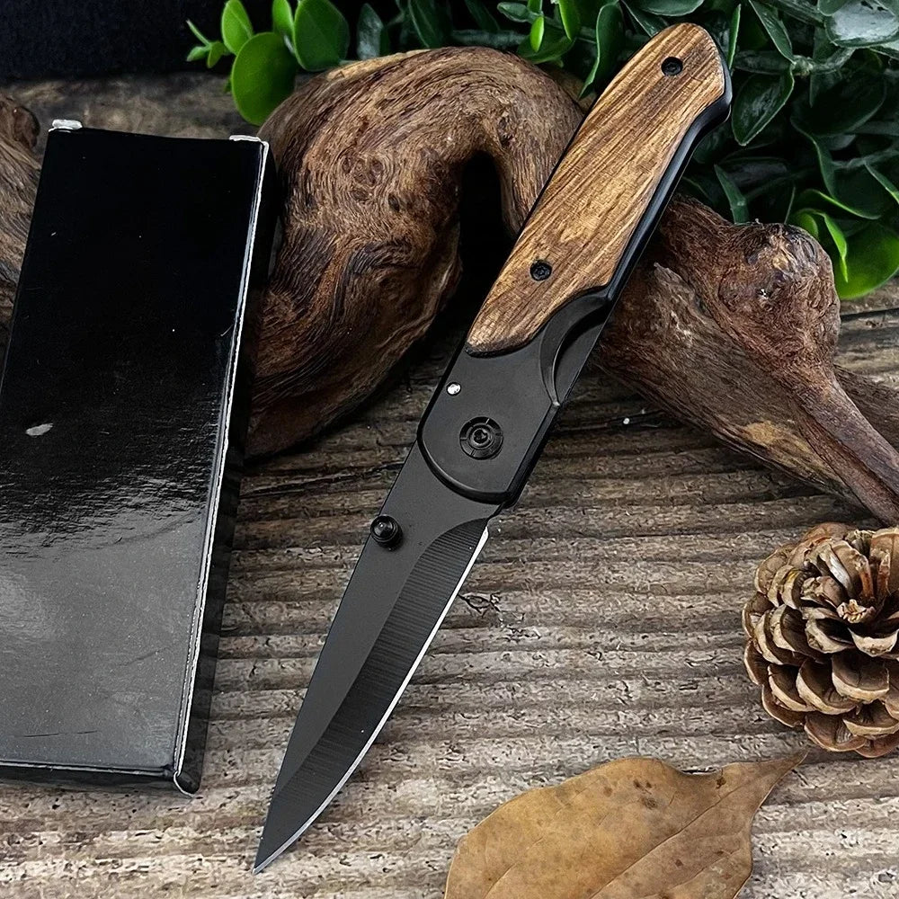 Precision-crafted tactical blade with a textured handle for a firm grip in any condition.