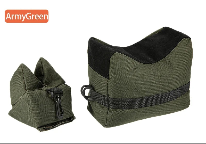 Toren Front & Rear Shooting Sandbag Set — Unfilled 600D Rifle Rest Bags
