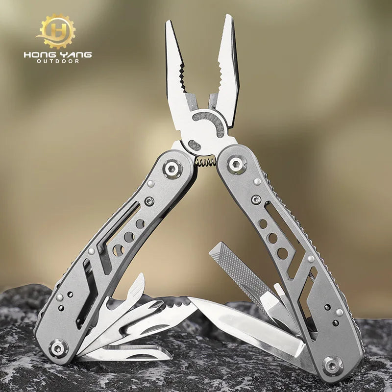 Toren 24-in-1 Folding Multitool Pliers — Full-Size EDC Survival & Field Tool