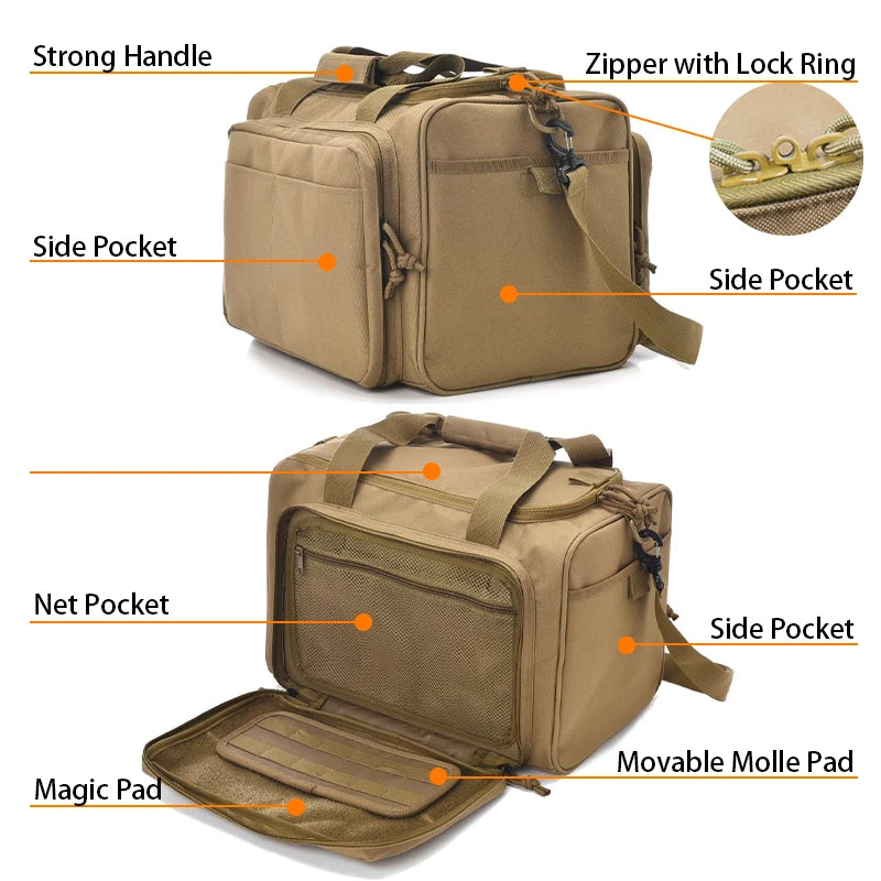 Toren MOLLE Range Bag — Tactical Pistol & Gear Case